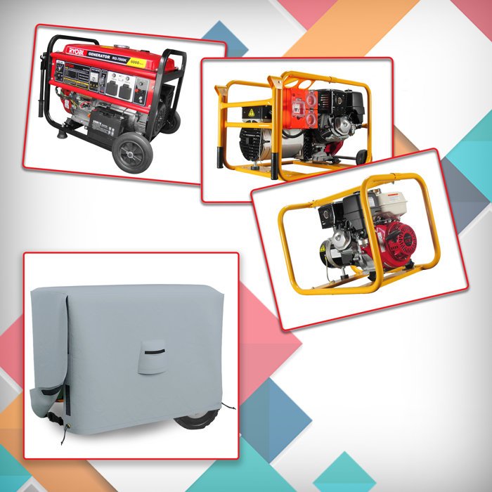 Arlmont & Co. Heavy Duty Waterproof Generator Cover, All Weather